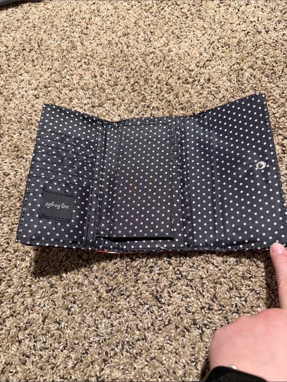 Sydney Love Fold-Over Wallet - Red Multi Print